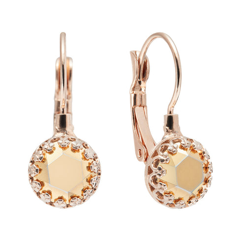 Auskarai "Vintāžš (Aurum)" su Preciosa™ kristalais